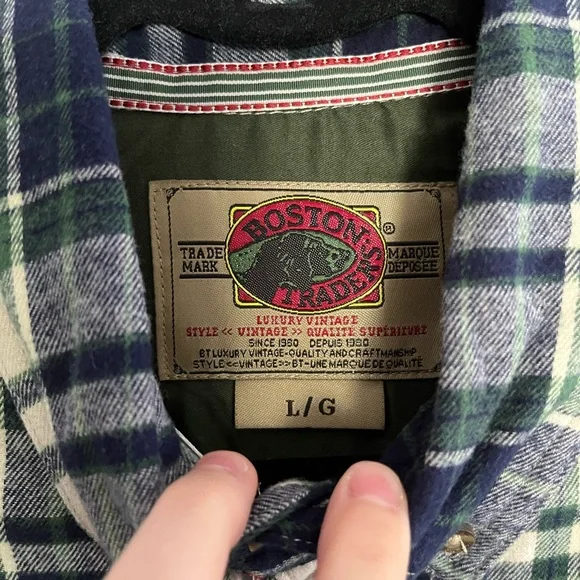 Boston traders flannel - Picture 2 of 3